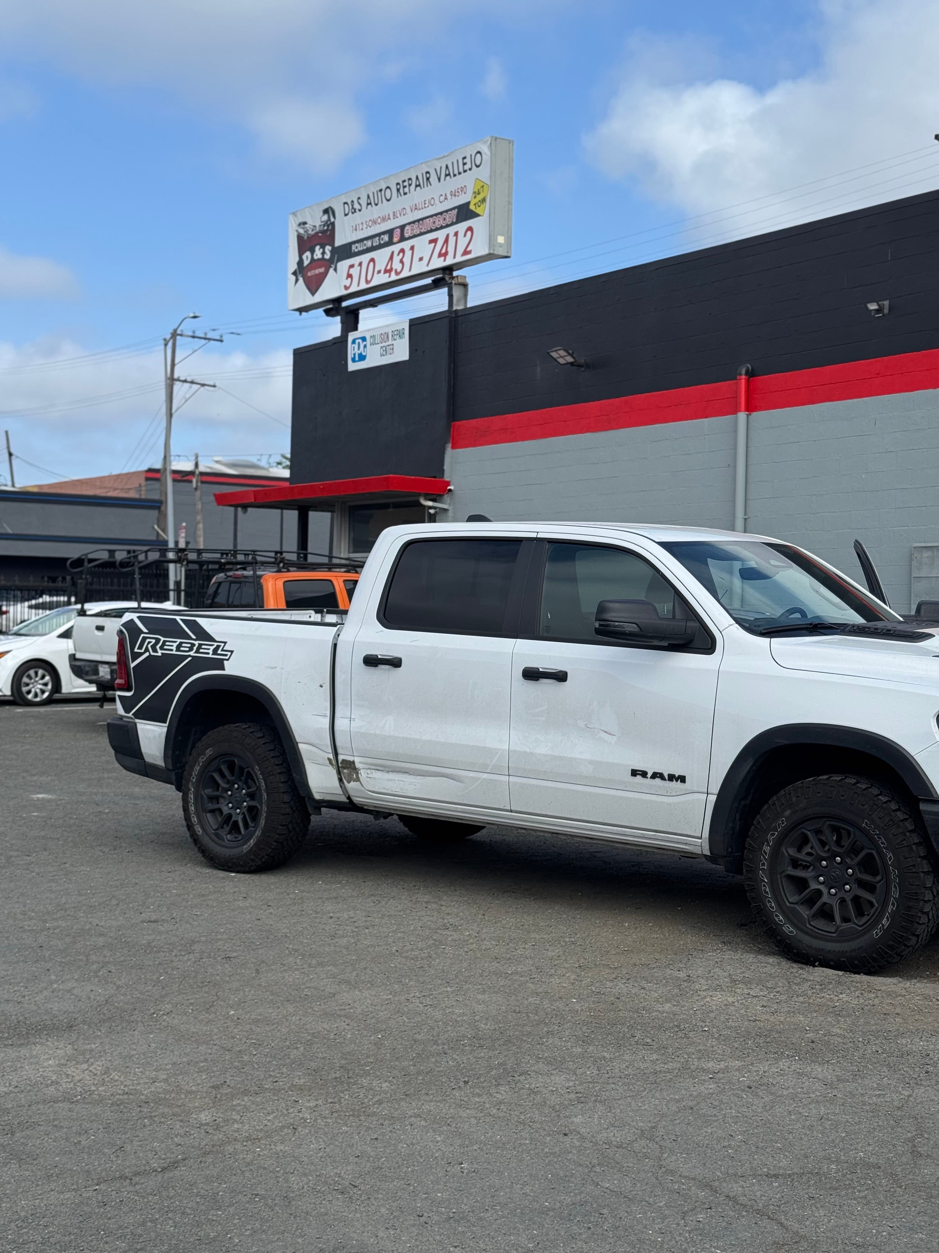 Bumper Restoration — before