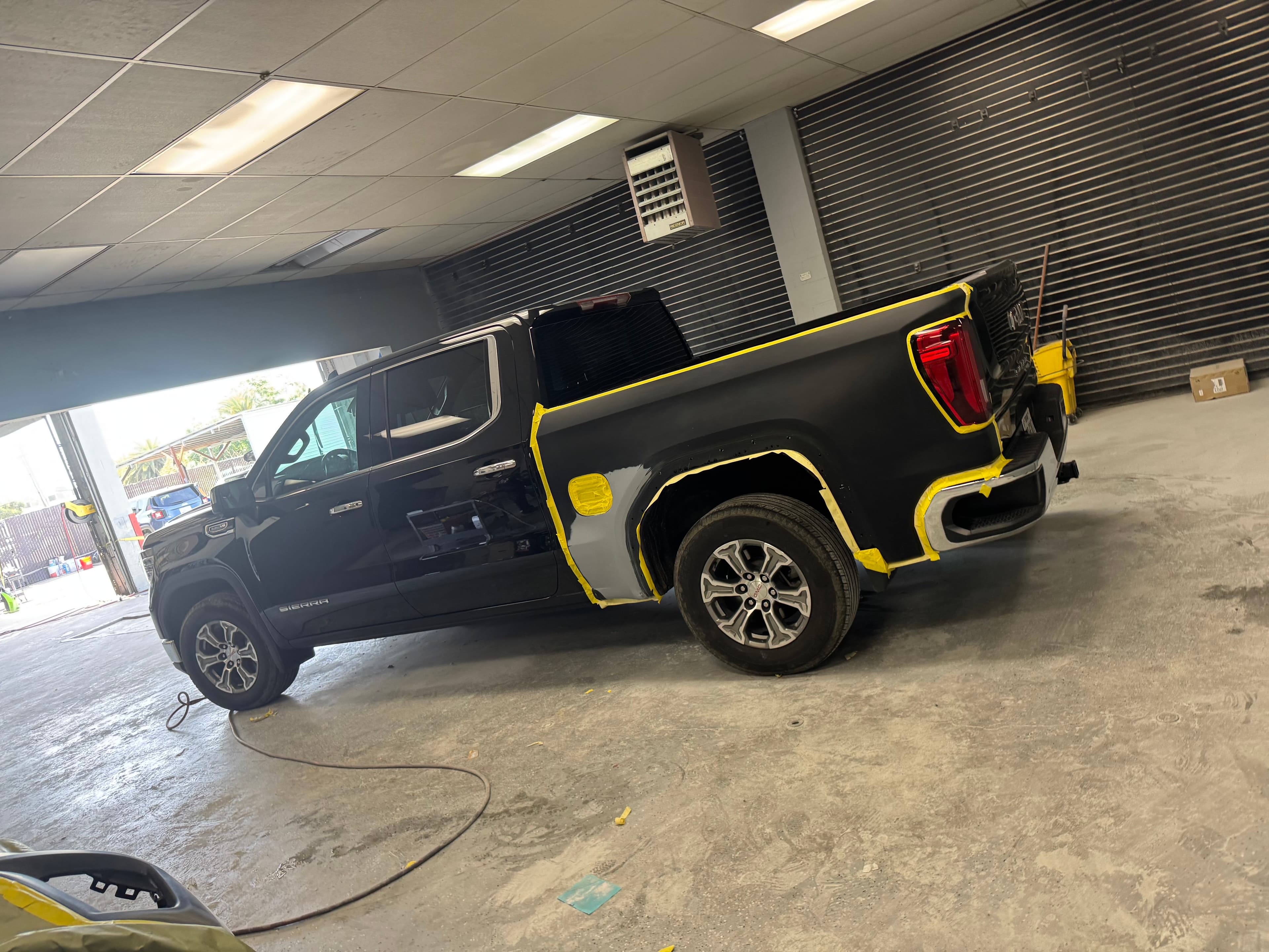 Vehicle in for dent and body repair at D&S Auto Repair Inc in Vallejo, CA
